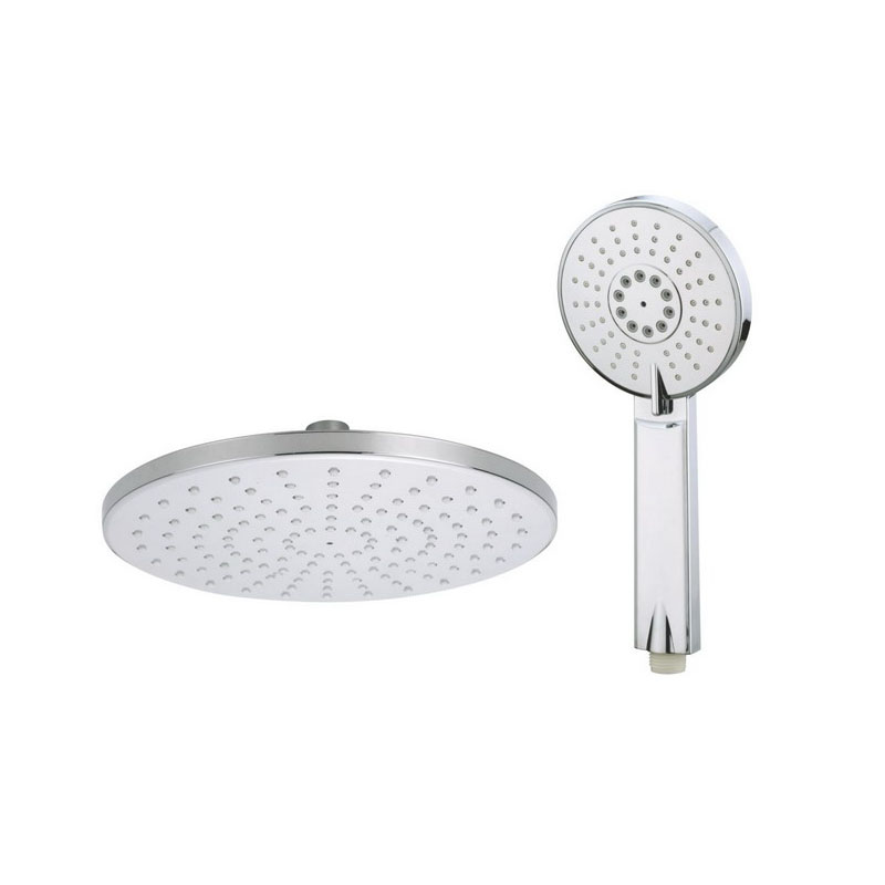 ABS plastic 9 inches round overhead rain showers for bathroom