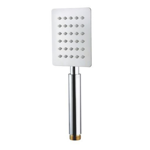 Single Function Aluminum Plated Hand-Held Shower