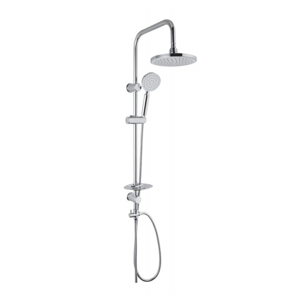 Classic stainless steel round shower set