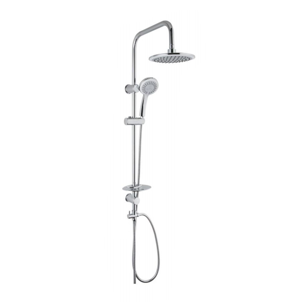 Wall hanging stainless steel round shower set