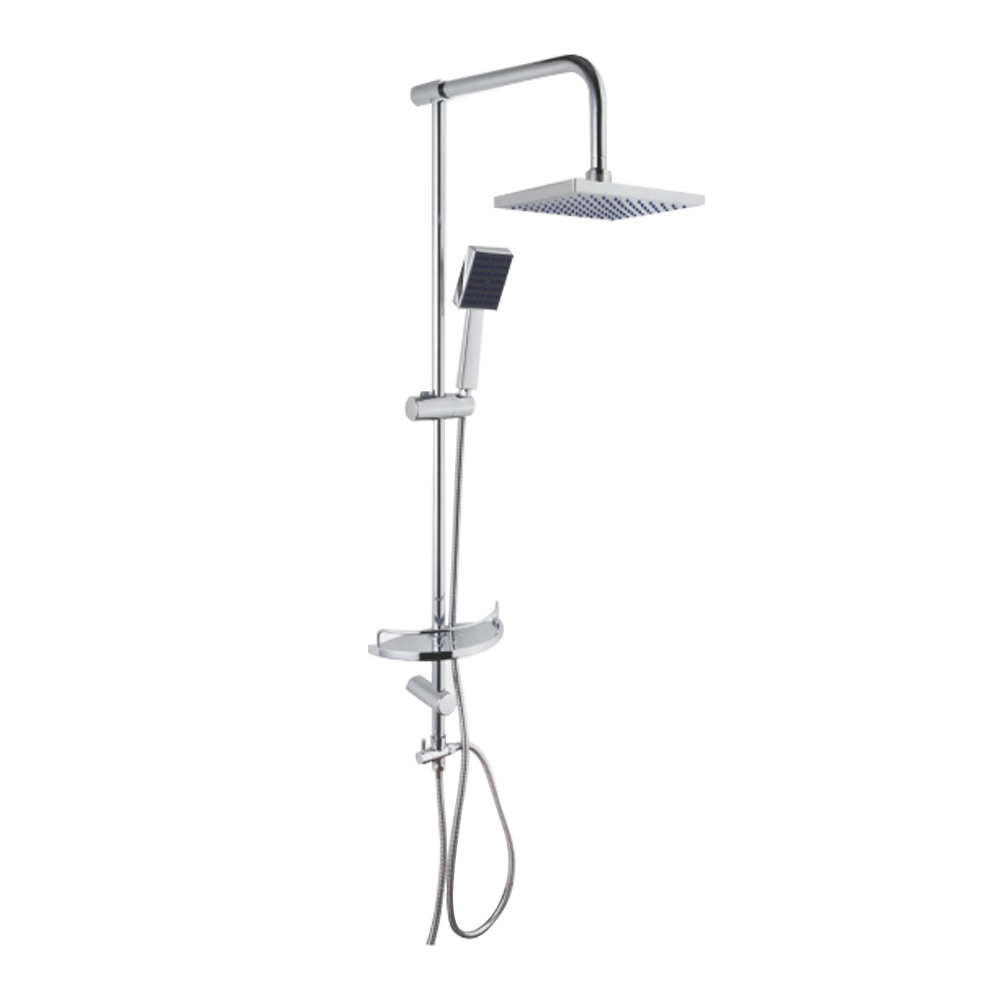 High pressure detachable square shower set