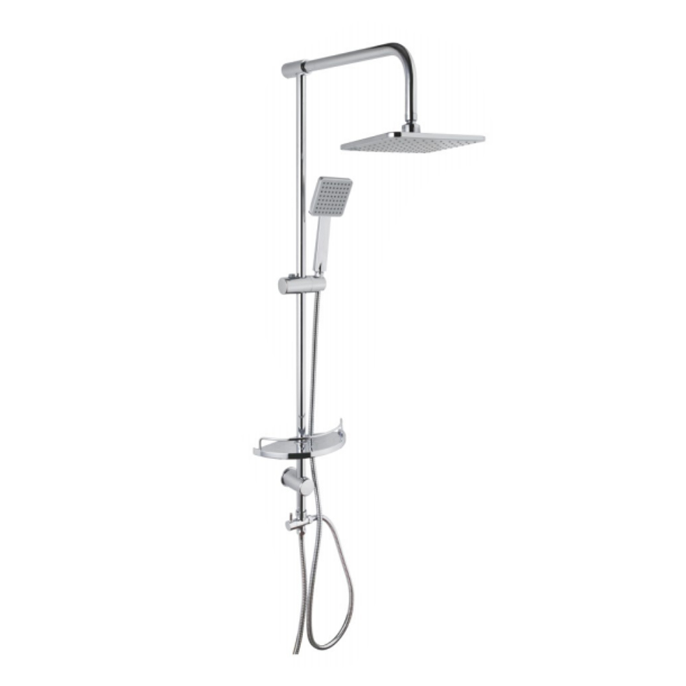 Square single function shower set