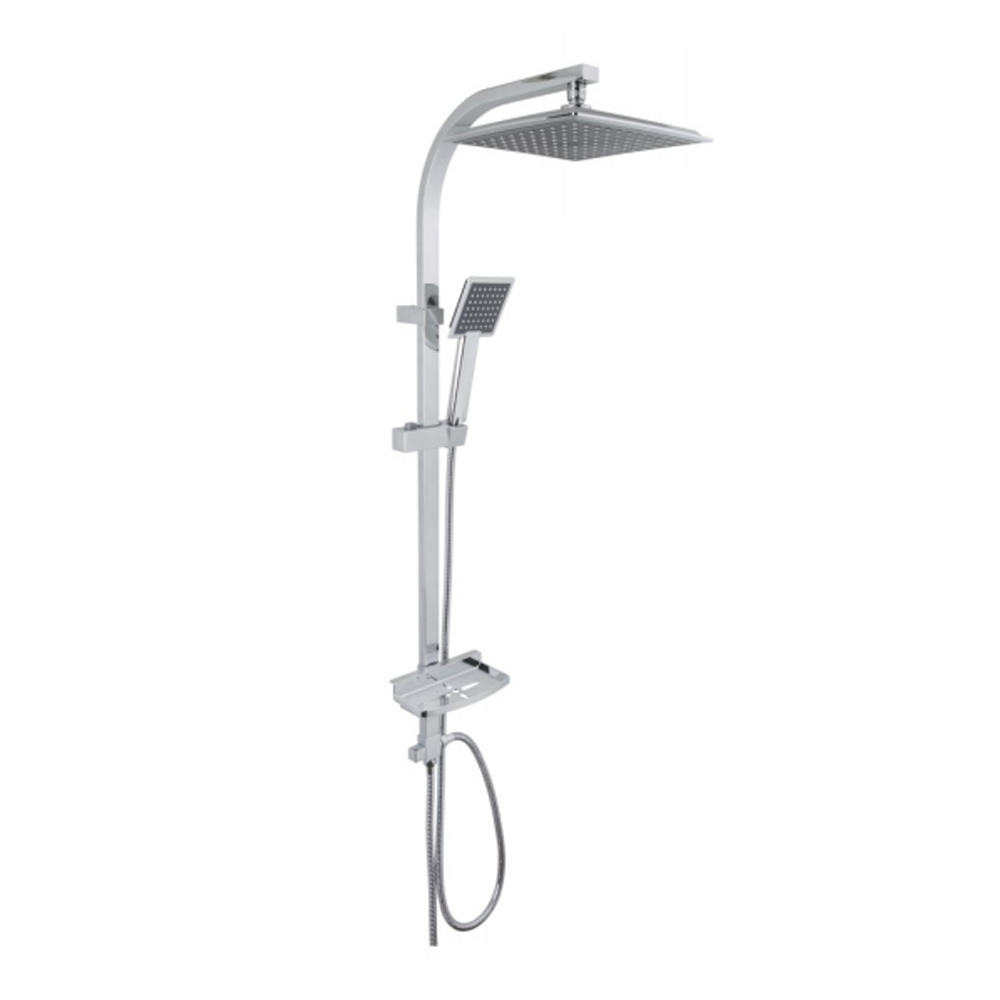 Square single function shower set