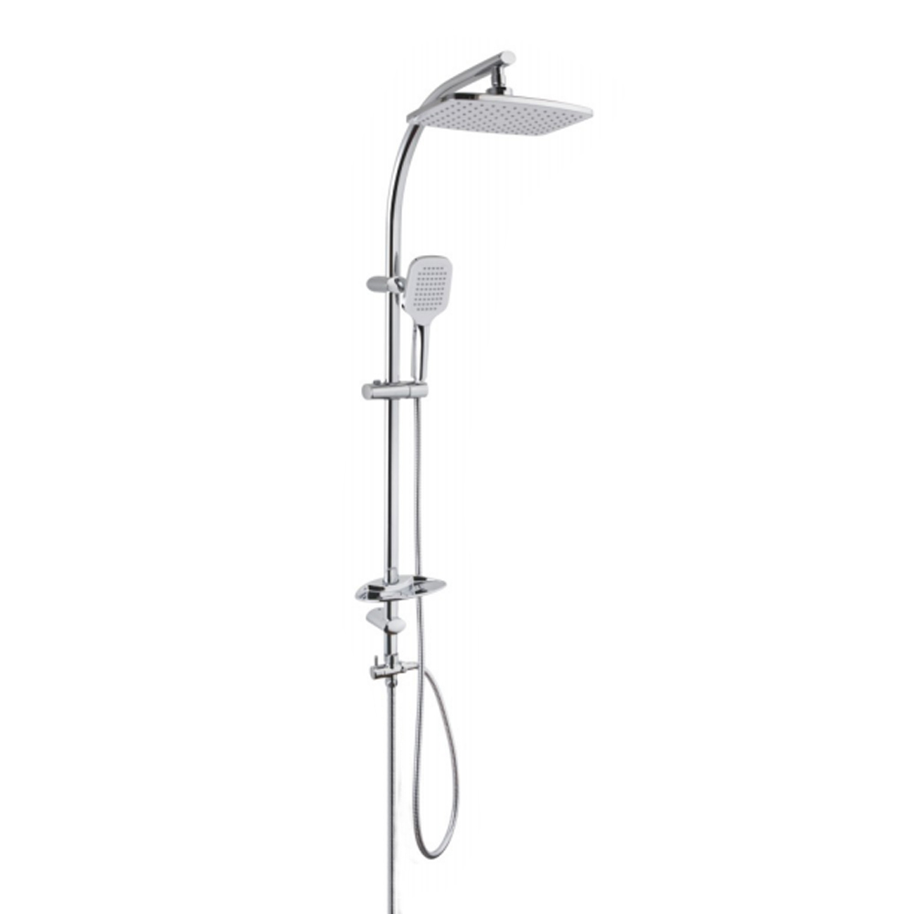 Modern style detachable single pole shower set