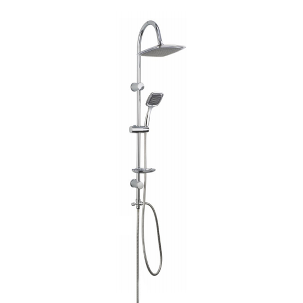 Adjustable bathroom wall mounted shower set
