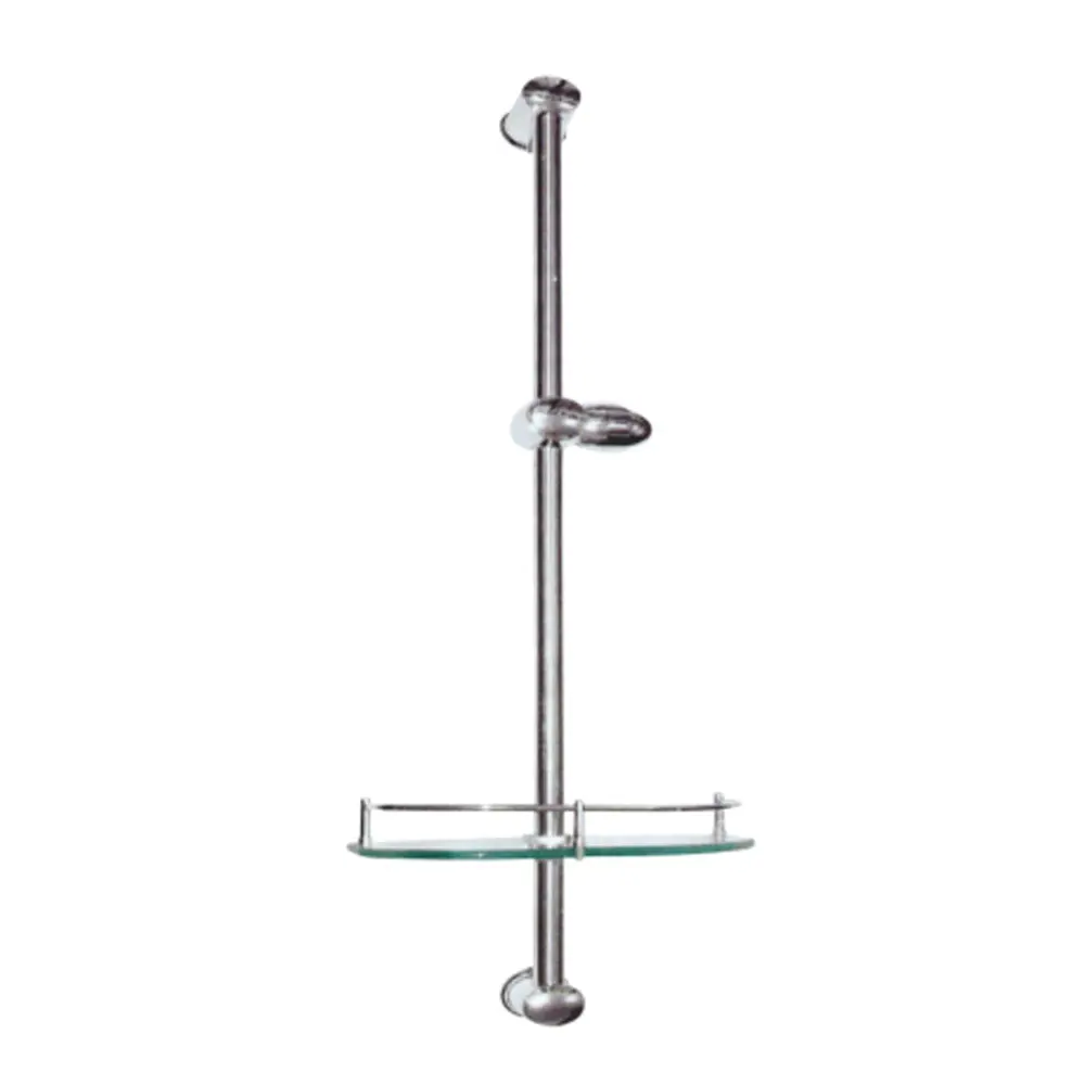 Classic Bathroom Single Post Plastic with Tray
