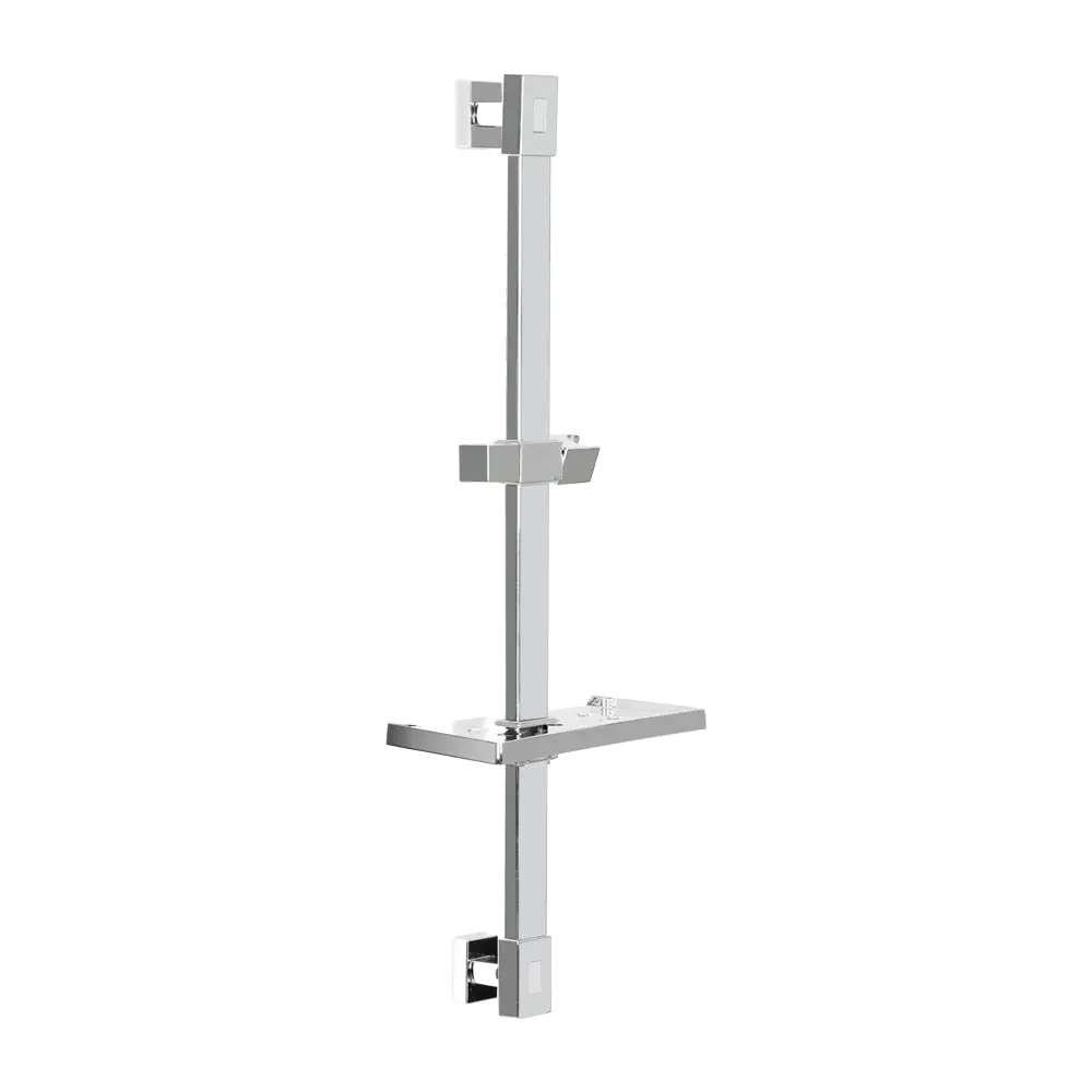Wall Mount Adjustable Slide Bar Shower Holder Rod