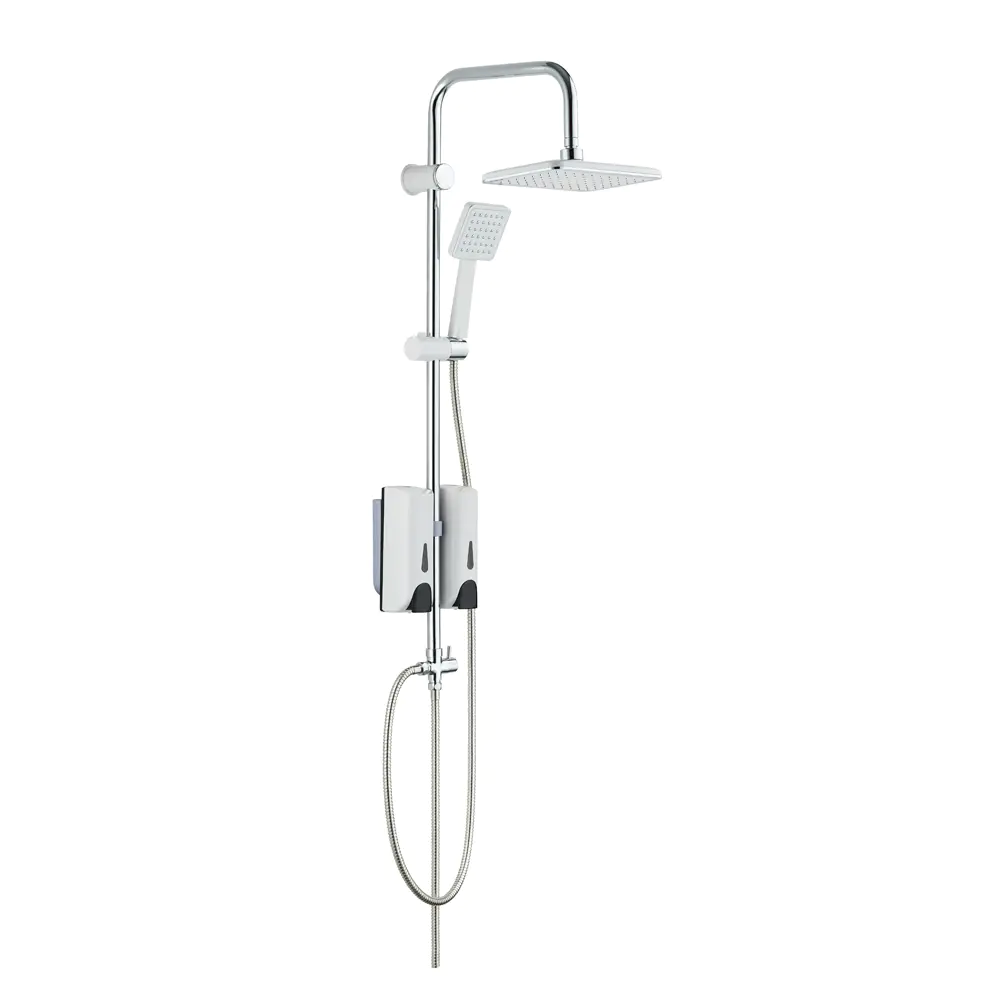 Wall mounted bathroom aluminum shower set
