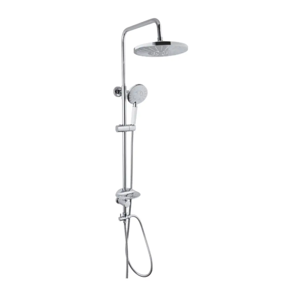 Modern style round bathroom shower set