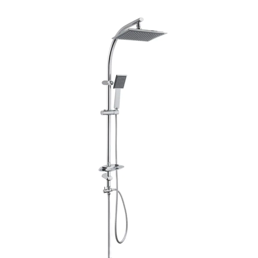 Single function plastic detachable shower set